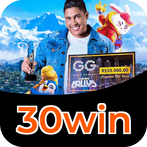 Passo a passo visual mostrando processo de download e instalação do aplicativo 30win